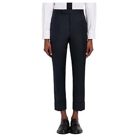 Thom Browne Pantaloni in lana Super Twill con cinturino posteriore RWB a vestibilità classica
