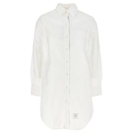 Vestido Camisa Oxford con Recortes - Thom Browne