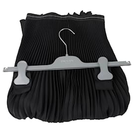 Falda plisada con logo Banding - Prada