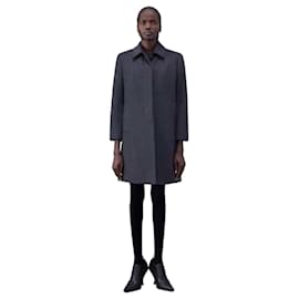 Abrigo de cachemira con cuello clásico - Thom Browne