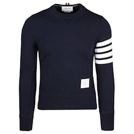 Sudadera de punto Loopback RWB Stripe - Thom Browne