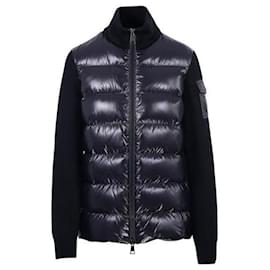 Gepolsterte Wolljacke mit Reißverschluss - Moncler