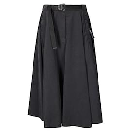 Moncler Falda midi con cinturón