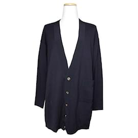 Salvatore Ferragamo Cardigan da uomo blu navy