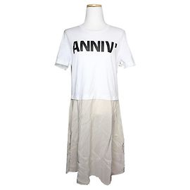 Maison Martin Margiela Weißes T-Shirt-Kleid