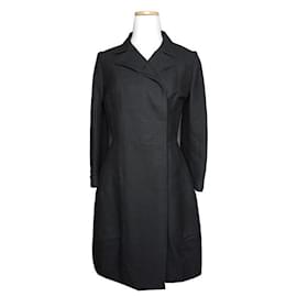 Marni Abrigo de seda negro