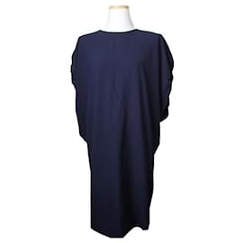 Vestido Acne Navy con Abertura Media