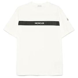 Baumwoll-T-Shirt mit Logo - Moncler