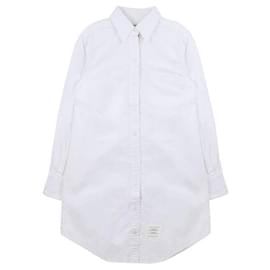 Vestido camisero con textura - Thom Browne