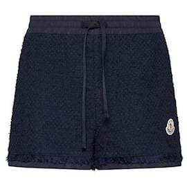 Pantalones cortos de algodón con parche de logo - Moncler