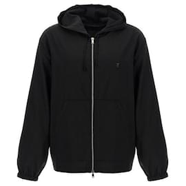 Felpa con cappuccio e zip in lana - Givenchy