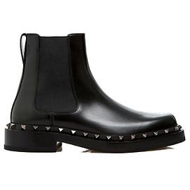 Valentino Rockstud Chelsea Stiefel PMA