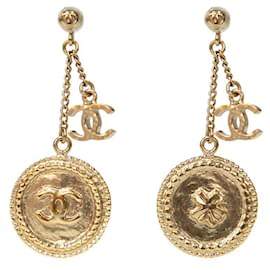 Orecchini in Oro Clover CC Drop - Chanel