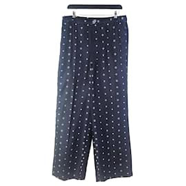 Pantalones de pijama de seda con monograma - Louis Vuitton