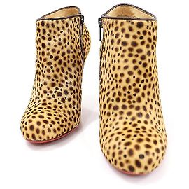 Christian Louboutin Botas de Tobillo BELLE para Mujer en Pelo de Pony Leopardo