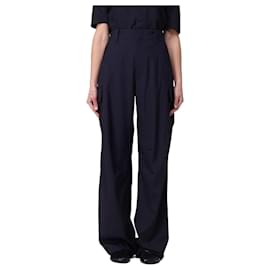 Bottega Veneta Pantalones cargo de lana fina