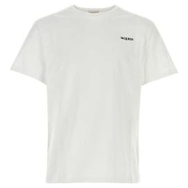 T-Shirt mit reflektierendem Logo - Alexander Mcqueen