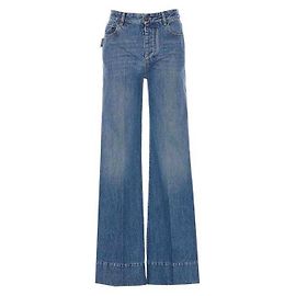 Bottega Veneta Jeans de pierna ancha en denim índigo vintage