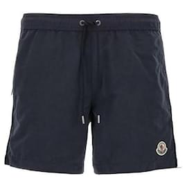 Moncler Pantaloni da bagno con patch logo