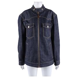 Denim-Zip-Jacke von Louis Vuitton