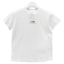 Maison Martin Margiela Camiseta de manga corta con logo de número