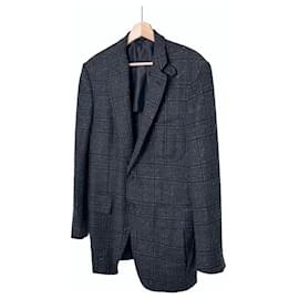 Tom Ford Giacca blazer in lana e seta a quadri per uomo