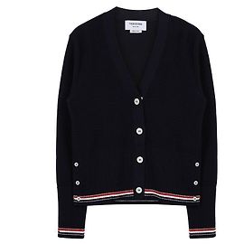 Thom Browne Classic Cotton V-Neck Cardigan
