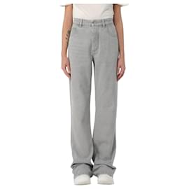 Bottega Veneta Jeans de campana gris claro lavado