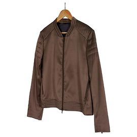 Giacca Bomber in Seta con Yoke Brunello Cucinelli per Donna Marrone