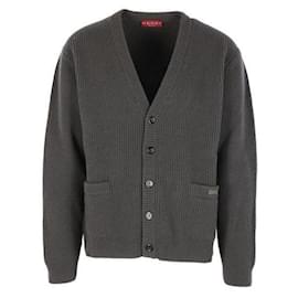 Rippstrick-Cardigan aus Wolle und Kaschmir - Gucci