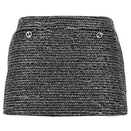 Gucci Falda Mini de Tweed a Rayas