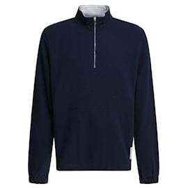 Pullover classico in jersey con mezza zip - Thom Browne