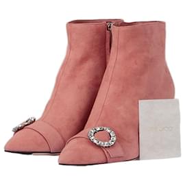 Jimmy Choo Suede Ankle Boots Größe Hangover