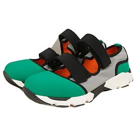 Marni Sneakers a punta tonda con doppia fascia Taglia