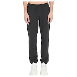 Moncler Pantaloni della tuta in cotone con patch logo