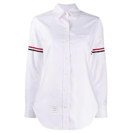 Bracciale rotondo Oxford a righe classiche - Thom Browne