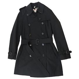 Burberry Doppelter Trenchcoat Schwarz Größe