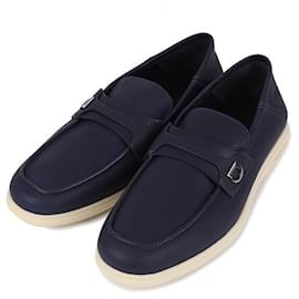 Mocassini da uomo Gancini Ornamento DRAME BLU - Salvatore Ferragamo