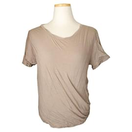 Beige gerafftes Baumwolloberteil - Marni