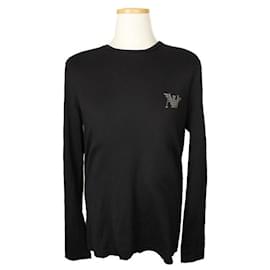 Herren Baumwolloberteil mit schwarzem Armani Jeans Logo