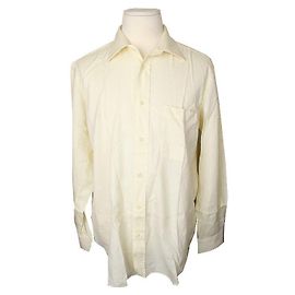 Ermenegildo Zegna Camicia asimmetrica da uomo in cotone crema