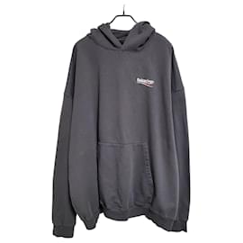 Vintage Oversized Hoodie mit Wave-Logo - Balenciaga