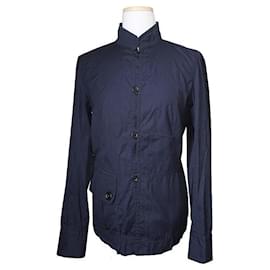 Prada Giacca blu navy con colletto alto
