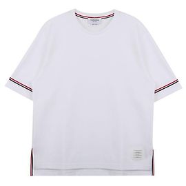 Thom Browne T-shirt a maniche corte in cotone Rugby