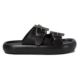 Alexander Mcqueen Sandali in pelle con doppia fibbia