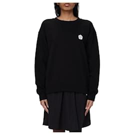 Sweatshirt mit floralem Stickerei - Kenzo