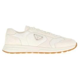 Sneakers in suede e Re-Nylon - Prada