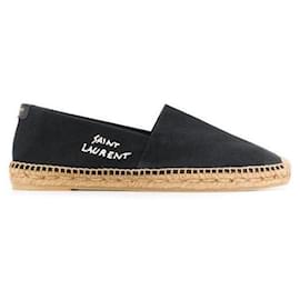 Espadrilla con logo ricamato - Saint Laurent