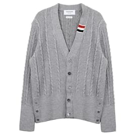 Kabelstrick-Cardigan - Thom Browne