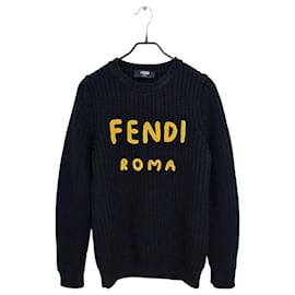 Strick mit Roma-Schriftzug - Fendi